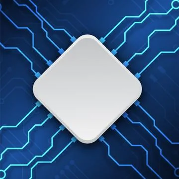 Circuit board technology background Stock Illustration