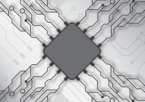 Circuit board technology background Stock Illustration