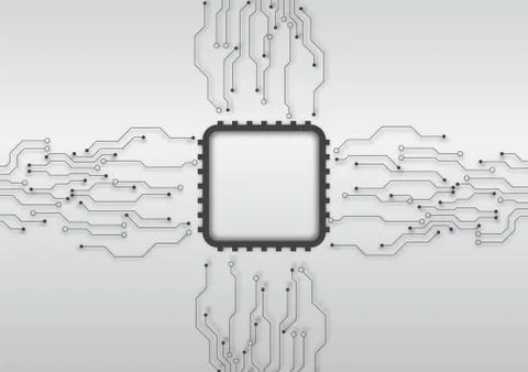 Circuit board technology background Stock Illustration