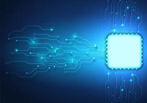 Circuit board technology background Stock Illustration