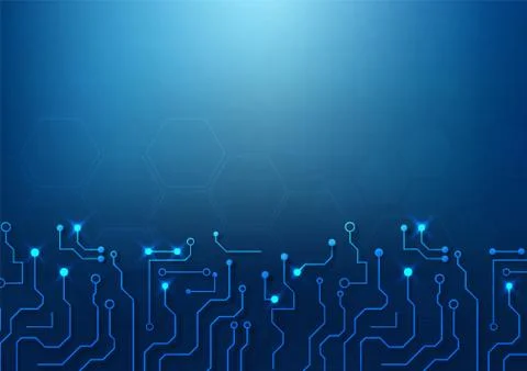 Circuit board technology background Stock Illustration