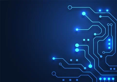 Circuit board technology background Stock Illustration