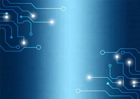 Circuit board technology background Stock Illustration