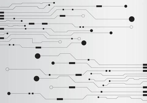 Circuit board technology background Stock Illustration