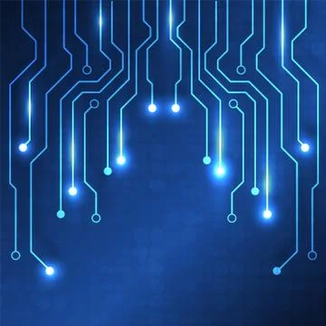 Circuit board technology background Stock Illustration