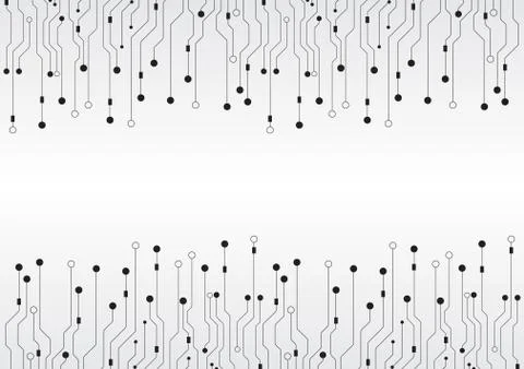 Circuit board technology background Stock Illustration