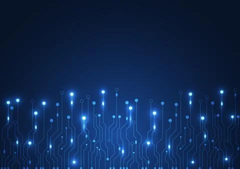 Circuit board technology background Stock Illustration