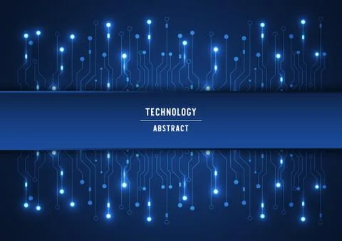 Circuit board technology background Stock Illustration