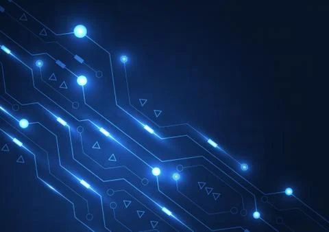 Circuit board technology background Stock Illustration