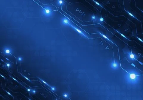 Circuit board technology background Stock Illustration