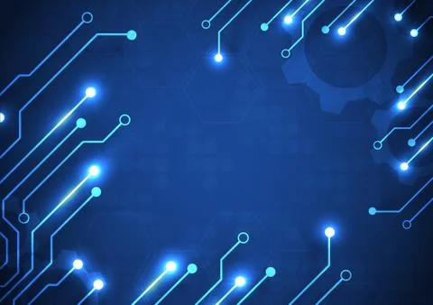 Circuit board technology background Stock Illustration