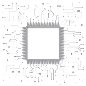 Circuit board technology background Stock Illustration