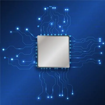 Circuit board technology background Stock Illustration