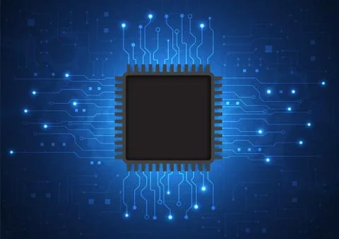 Circuit board technology background Stock Illustration