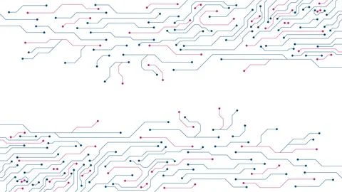 Circuit board technology background Stock Illustration