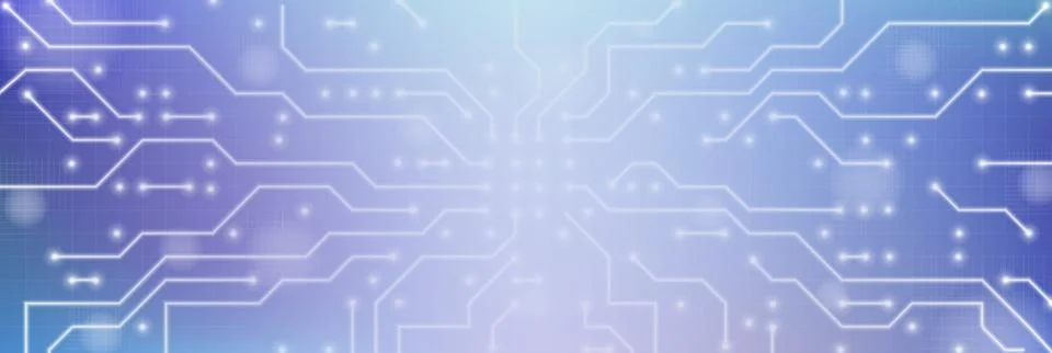 Circuit board technology background Stockillustratie