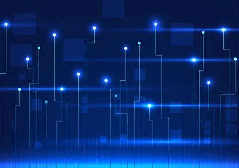 Circuit board technology background It is a vector illustration that uses t.. Иллюстрация