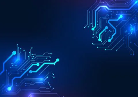 Circuit board technology background that represents the connection informat.. イラスト素材