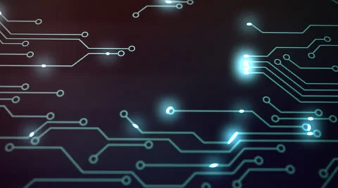 Circuit board. Technology computing CPU motherboard hardware electronics wires Stock Footage 26586388