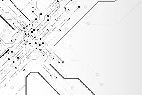 Circuit Board Technology Electronic Scheme Pattern Abstract Background Stock Illustration