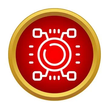 Circuit board technology microchip processor connecting data Illustrazione stock