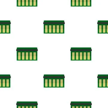 Circuit board, technology pattern flat イラスト素材