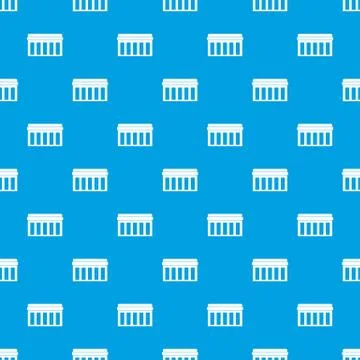 Circuit board, technology pattern seamless blue Stock Illustration