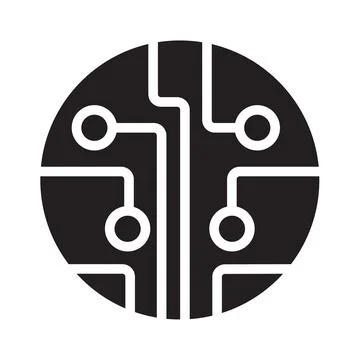 Circuit board, technology vector icon. For your web site design, logo, app, U Stock Illustration