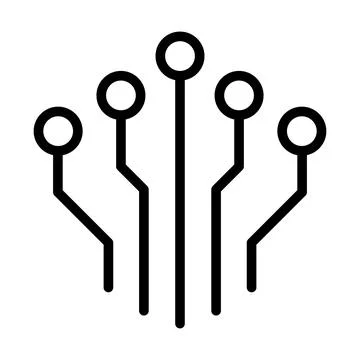 Circuit board, technology vector icon. For your web site design, logo, app,.. Stock Illustration