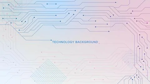 Circuit board texture background. High technology, digital connection Stock Illustration
