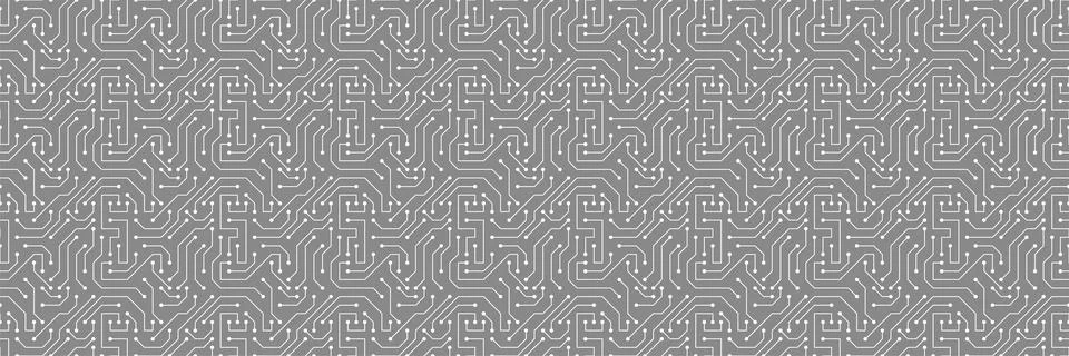 Circuit Board texture Background, seamless pattern 스톡 일러스트