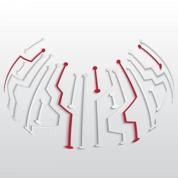 Circuit board texture 스톡 일러스트