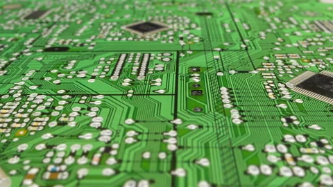 CIRCUIT board track forward Video stock 140137163