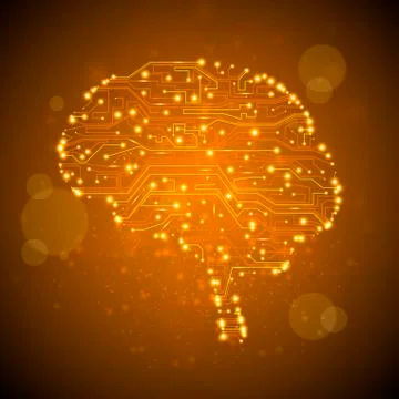 Circuit board vector background Stock Illustration