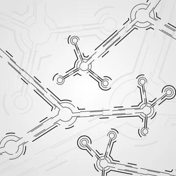 Circuit board vector background Stock Illustration