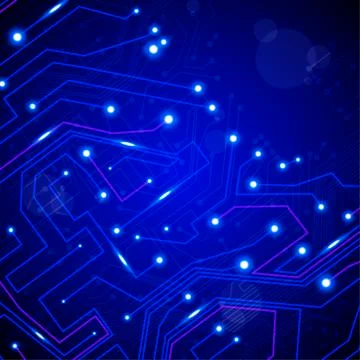 Circuit board vector background Stock Illustration