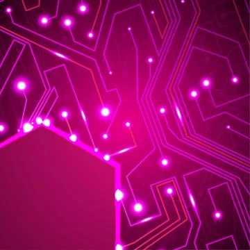 Circuit board vector background Stock Illustration