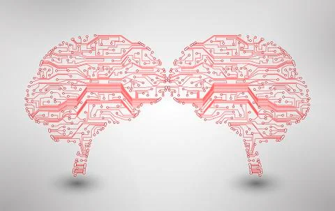 Circuit board vector background Stock Illustration