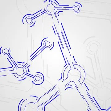 Circuit board vector background Stock Illustration