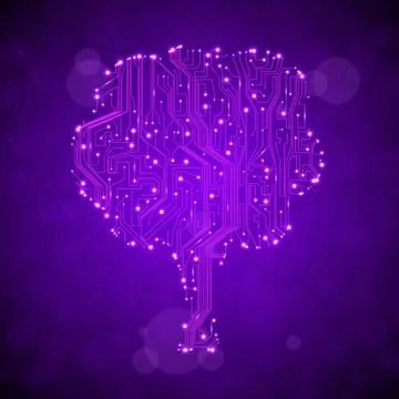 Circuit board vector background Stock-Illustration