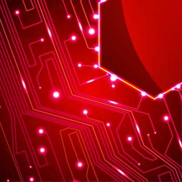 Circuit board vector background Stock Illustration