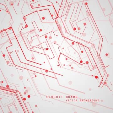 Circuit board vector background, technology illustration eps10 Stock Illustration