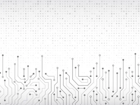 Circuit board vector illustration. 库存插图