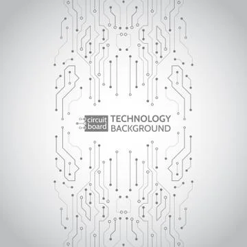 Circuit board vector illustration. Stock Illustration