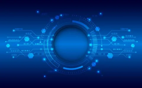 Circuit board vector illustration. Illustrazione stock