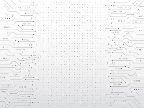 Circuit board vector illustration Stock Illustration