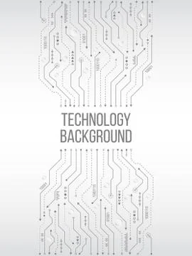 Circuit board vector illustration Stock Illustration
