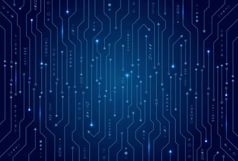 Circuit board vector illustration Stock Illustration