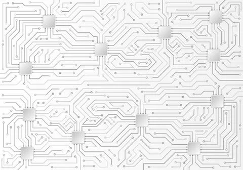 Circuit board vector illustration Stock Illustration