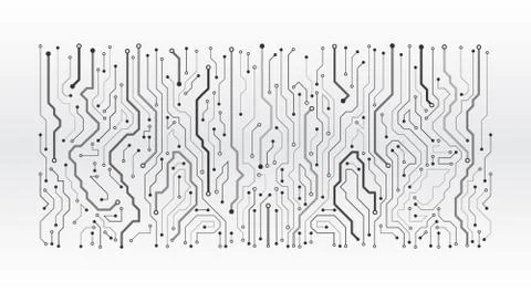 Circuit board vector illustration. Illustrazione stock